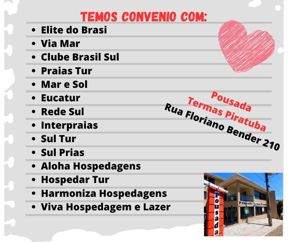 Pousada Termas פיראטובה מראה חיצוני תמונה